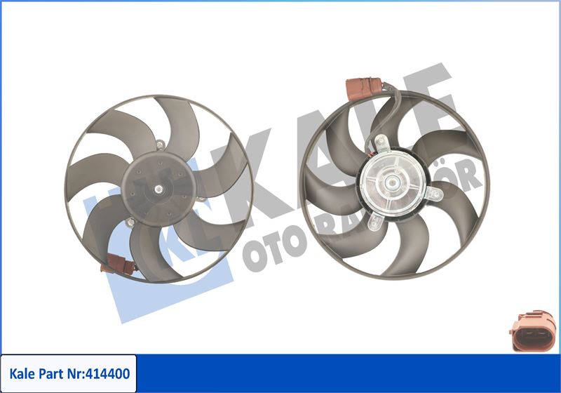 FAN MOTORU SAĞ GOLF 5-6-PASSAT-JETTA-CADDY 3-A3-OC - KALE - OEM 1K0959455DG