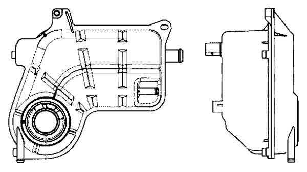 Ausgleichsbehälter AUDI A6 02-05 — MAHLE CRT25000S - MAHLE
