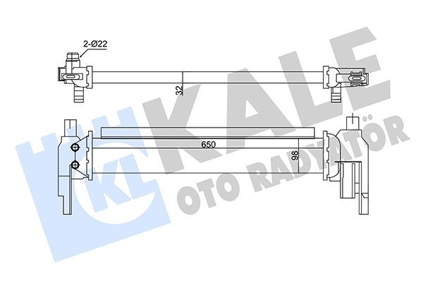 TURBO RADYATÖRÜ (INTERCOOLER) GOLF VII-A3 12>LEON 12>OCTAVIA 12> - KALE - OEM 5Q0121251EL