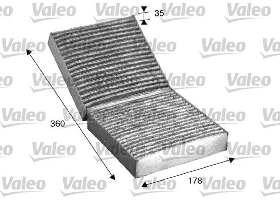 POLEN FILTRESI MERCEDES SLK-CLASS R171 R172 KARBONLU - VALEO - OEM A1718300418