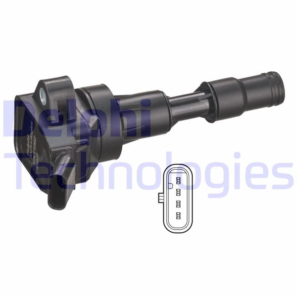 ATEŞLEME BOBİNİ HYUNDAI İ20 1,0L G3LC (3 silindir) 16-> / KIA CEED RIO STONIC 1,0L G3LC T-Gdi 16-> - DELPHI - OEM 2730104110