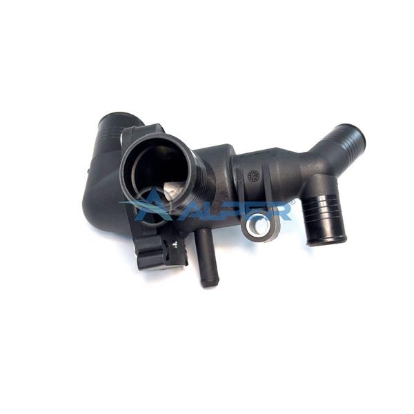 TERMOSTAT GÖVDESİ KOMPLE TRANSİT V-347 - ALPER - OEM 7C168A586AB
