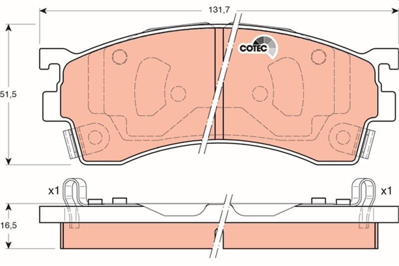 ÖN BALATA MAZDA 323 (94-98) 626 (98-02)