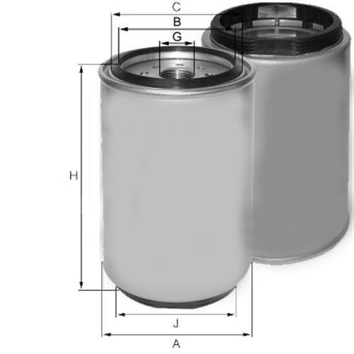 YAKIT FİLTRESİ VOLVO BL. EW. L SU SEPARATÖRÜ (ZP 3118F) WK 1176x-FS 19753 - SARDES - OEM 11110668