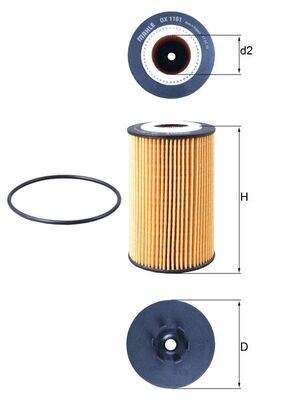 YAG FILTRESI MERCEDES M156 M159 C197 C219 C209 W204 S204 C204 W211 W212 W221 W164 R230 - MAHLE - OEM A0001803009