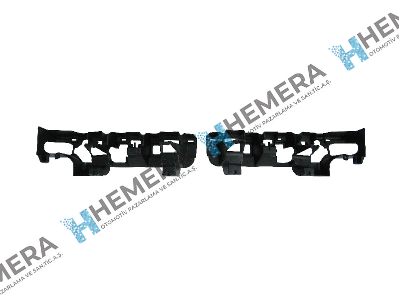 TAMPON ARKA TAKVIYELI SET LODGY 2011 - - DE-GA - OEM 850904535R