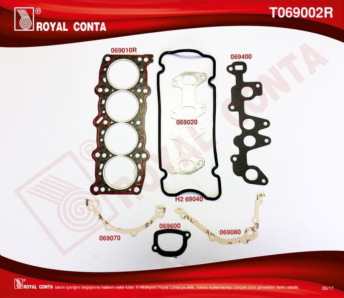 TAKIM CONTA UNO 60S 1.2 8V 1100 cc