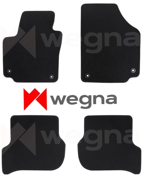 HALI PASPAS SİYAH SEAT LEON 2006-2012 - WEGNA - OEM PASPAS