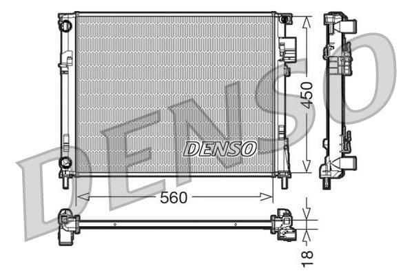 RADİATOR. ENGİNE COOLİNG NISSAN PRIMASTAR (01-)