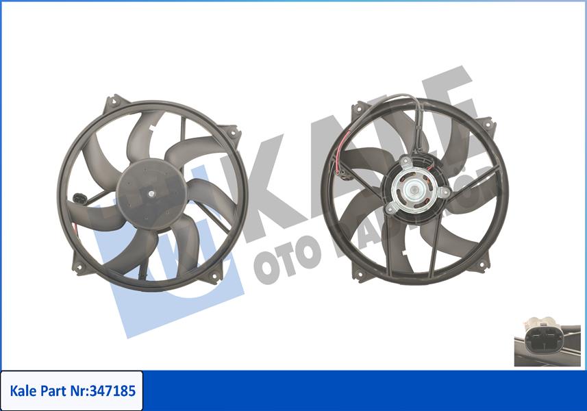 FAN MOTORU PEUGEOT P307-P308-P3008-P5008-PARTNER-RZC-CITROEN BERLINGO-C4-DS4-DS5-JUMPY - KALE - OEM 9828719880