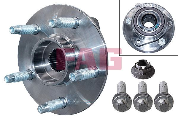ÖN-ARKA TEKER PORYASI KOMPLE OPEL INSIGNIA A 08>17 CHEVROLET MALIBU 12> - FAG - OEM 13580135