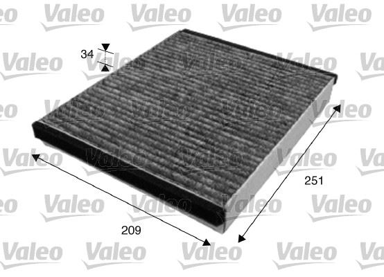 POLEN FİLTRESİ KARBONLU FOCUS II 1.6TDCİ 1.8 2.0 (2004-2012) VOLVO S40 C70 V50 C30 (2004-2012) - VALEO - OEM 4M5J19G244AA