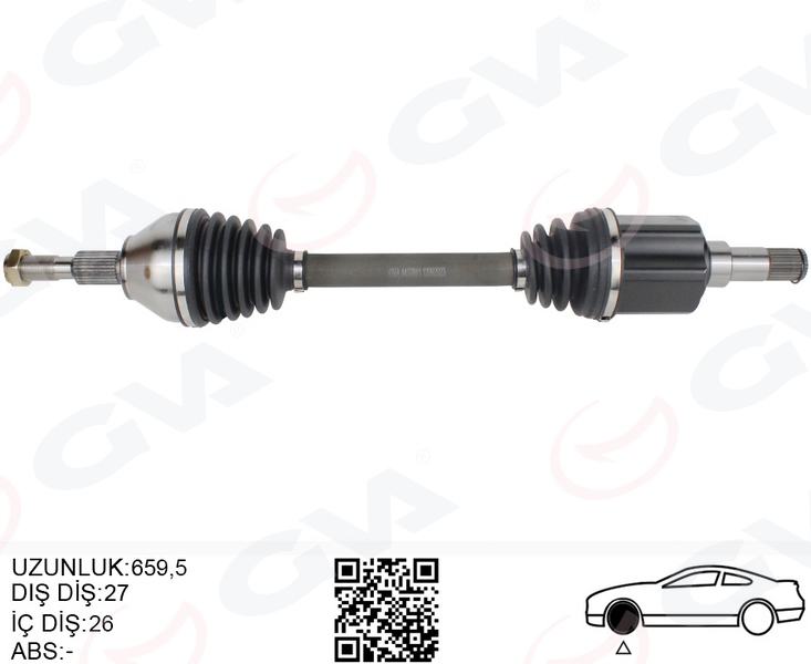 ÖN AKS KOMPLE SOL FORD YENI MONDEO V 1.5 TDCi 14> - GVA - OEM DG913B437EE
