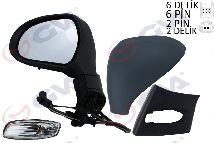DIŞ DİKİZ AYNASI SOL PEUGEOT P308 07> ELEKTRİKL...