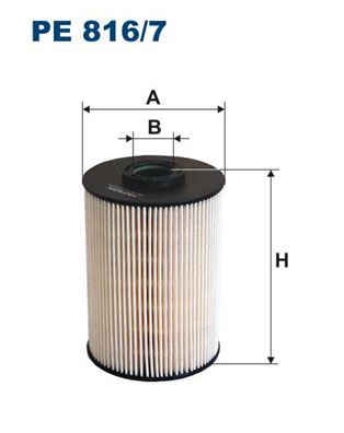 YAKIT FİLTRESİ PEUGEOT P407 2.7 HDI (05-) CITROEN C5 2.7 HDI (08-) C6 2.7 HDI (05-) (SU AYRAÇLI KAĞIT) - FILTRON - OEM 1906.96