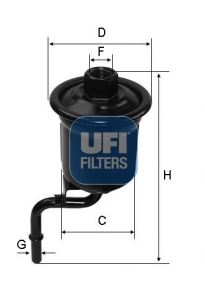 YAKIT FİLTRESİ TOYOTA AVENSIS 2.0 VVTİ (00-03) - UFI - OEM 2330028010