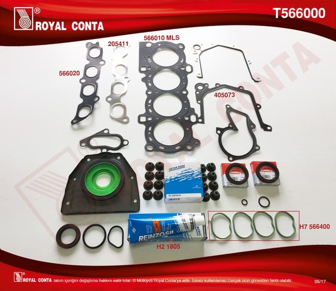 MOTOR TAKIM CONTA (REINZ KEÇELİ+SUBP.LAST) (SUBAP ...