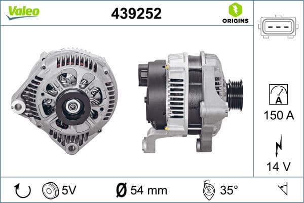 ALTERNATÖR 14V 150A OMEGA B 2.5 TDİ (01-03)-BMW 33...