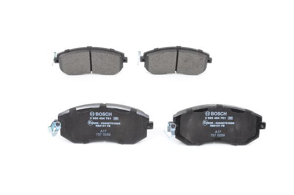 DİSK BALATA. ÖN — BOSCH 0986494761 - BOSCH - OEM 26296SC000