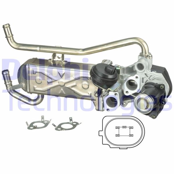 EGR VALFİ IBIZA-FABIA-ROOMSTER-POLO 10/2009 > - DELPHI - OEM 03P131512C