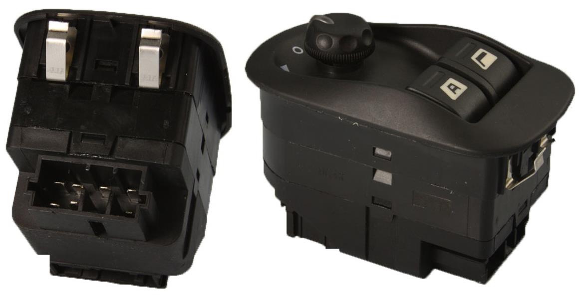 CAM AÇMA ANAHTARI SOL PEUGEOT 206-PARTNER (98-07) (ÇİFTLİ-ÇERÇEVELİ - AYNA AYARLI) - HELLUX - OEM 6554.WA