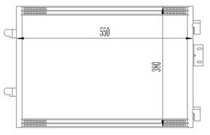 KLİMA KONDENSERİ CLIO II 01=> SYMBOL 99=> THALİA I 99=> DİZEL (OTO.-MEK.) - ORIS - OEM 7700436062