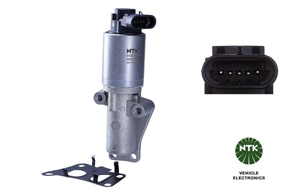 EGR VALFİ OPEL ASTRA G-H-ZAFIRA A-MERIVA A-VECTRA C 1.6 16V (Z16XEP-Z16XE1) (5 PİN-OVAL SOKET) - NGK - OEM 5851586