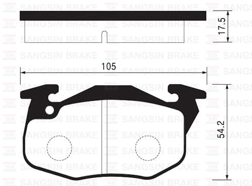 ÖN BALATA R9-R11-R19 CLIO-EXP-P106-P206 (GDB327-GD...
