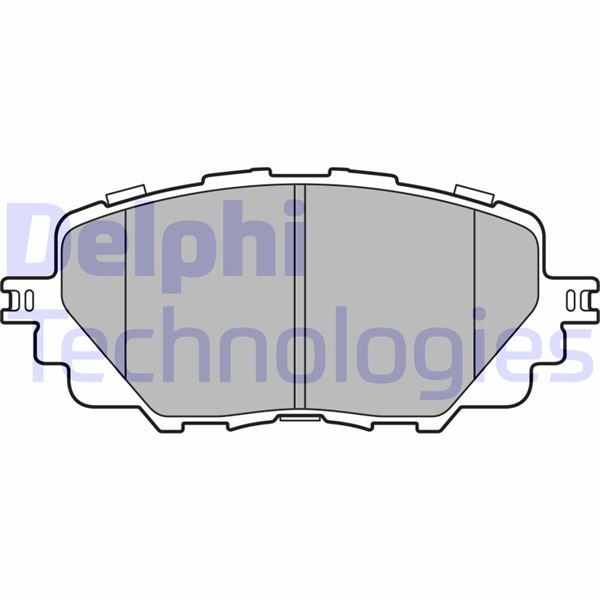 FREN BALATASI ÖN FIAT 124 SPİDER 16> MAZDA MX-5 16> - DELPHI - OEM 6000615055