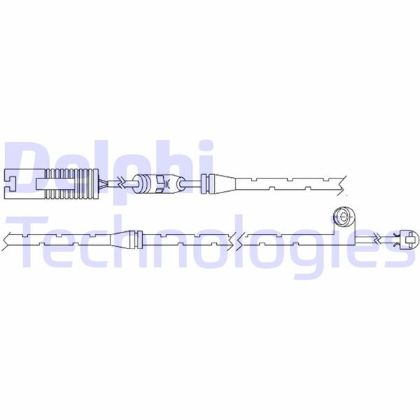 FREN İKAZ KABLOSU ÖN BMW X3 E83 3.0SD. 3.0D 35D 01 - DELPHI