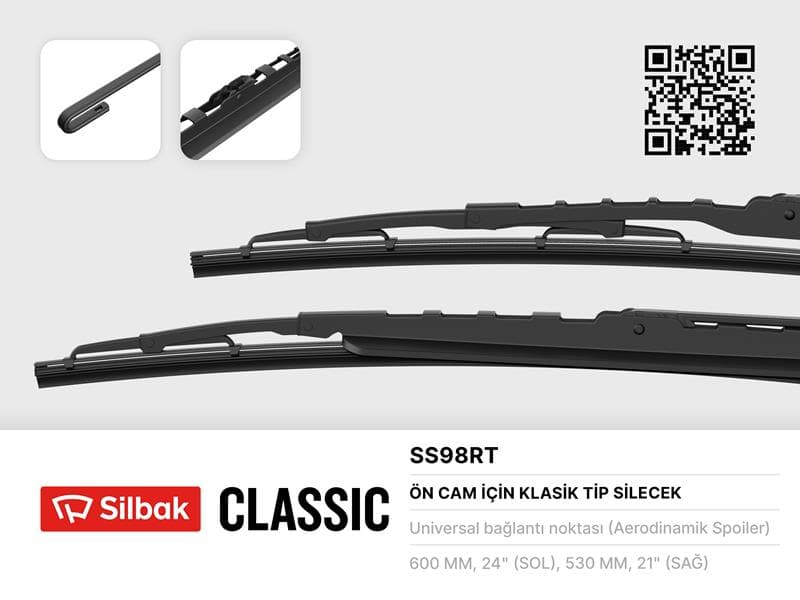 SİLECEK SÜPÜRGESİ 600/530mm SAAB 9.3 AERO 02>