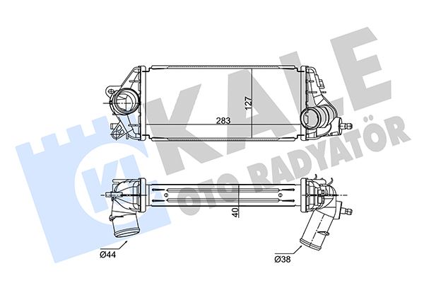 İNTERCOOLER MINI ONE 1.4D 01=> - KALE - OEM 7788755