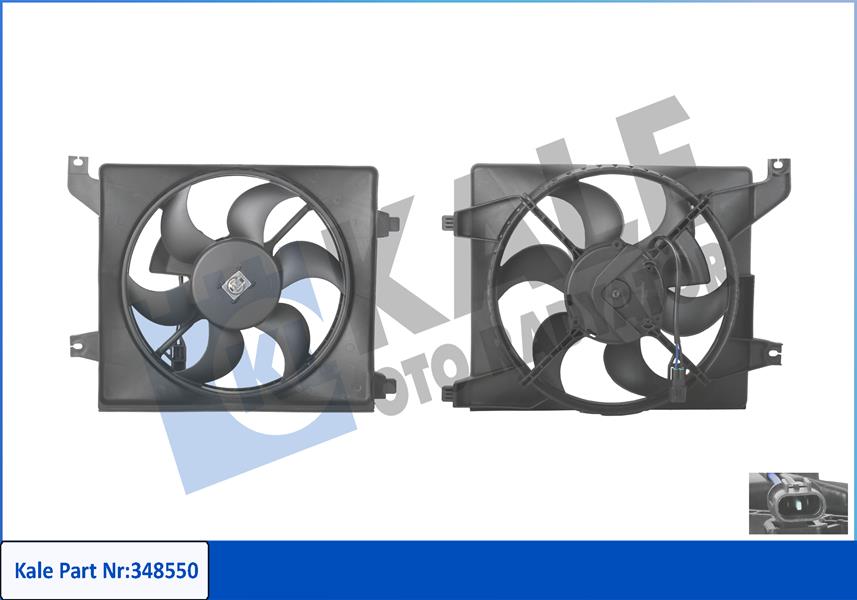 FAN MOTORU DAVLUMBAZLI HYUNDAI ACCENT ERA — KALE 348550 - KALE - OEM 977301E000