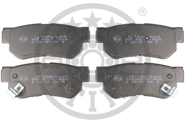 FREN BALATASI ARKA 99 mm HYUNDAI SANTA FE 2.0 CRDI 4×4 03- - OPTIMAL - OEM 4841321B10