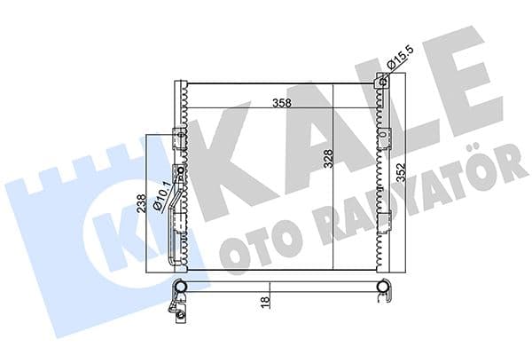 KLİMA KONDENSERİ CIVIC V-VI-CRX III (AL/AL) (359x3...
