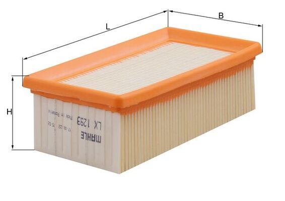 HAVA FİLTRESİ Air filter element — MAHLE LX1293 - MAHLE