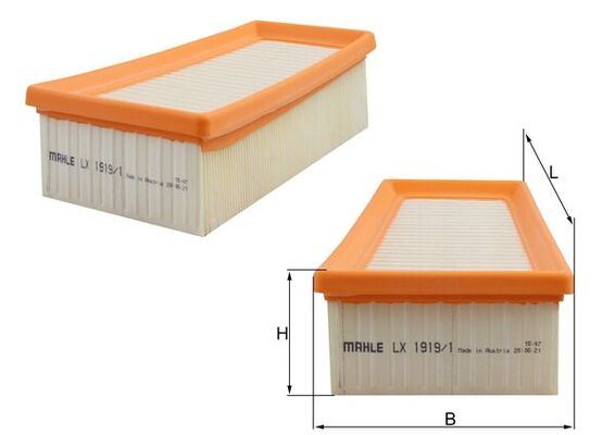 HAVA FİLTRESİ Air filter element — MAHLE LX1919-1 - MAHLE