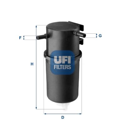 YAKIT FİLTRESİ VW AMAROK 2.0 TDİ 10=> - UFI - OEM 2H0127401A