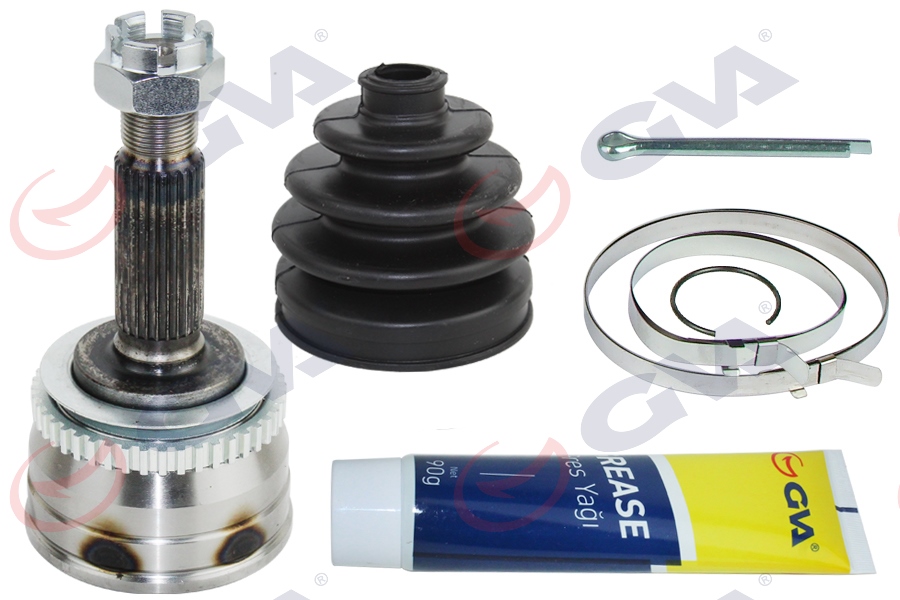 AKS KAFASI DIŞ HYUNDAI ACCENT 1.3L G4EH 95-00 1.5L G4EK 95-00 / ADMIRE 1.3L G4EA 01-> 1.5L G4EB 16v DOHC 01-> 1.6L G4ED 16v 01-05 ABS`li (25x22x50 - ABS= 44 diş) - GVA - OEM 4950025312