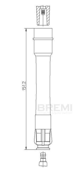 BUJI 5 (E34) M5 (92-95) - BREMI - OEM 1404101