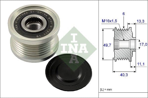 ALTERNATÖR KASNAĞI NISSAN TEANA 2.0 (03-08) TIIDA ...
