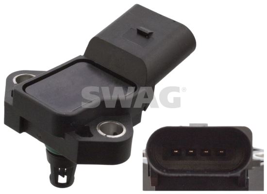 ŞARJ BASINCI SENSÖRÜ (FEBI 105744) - SWAG - OEM 038906051E