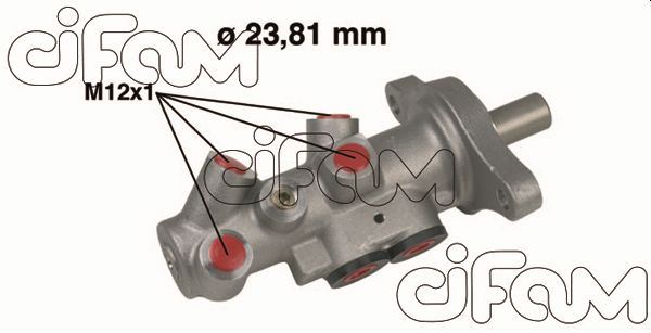 (x) ANA MERKEZ A3 1.8-1.8T-1.9 TDI (96-03) TT 1.8T (99-06) (23.81mm) - CIFAM - OEM 1J1614019A
