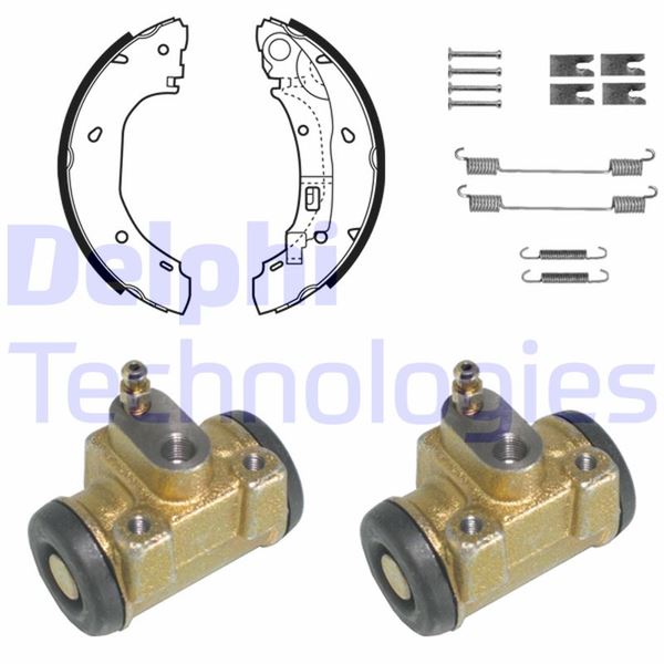 FREN PABUÇ KİTİ ARKA CITROEN JUMPER. RELAY / FIAT DUCATO / PEUGEOT BOXER 12/01> - DELPHI