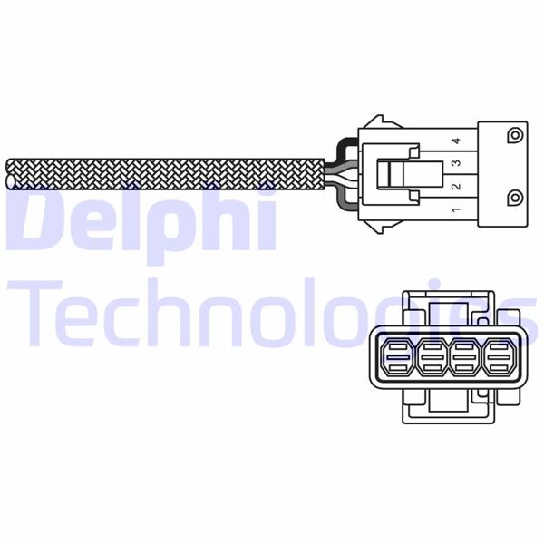 OKSİJEN SENSÖRÜ P605-P806-BOXER-EXPERT-EVASION-JUMPER-JUMPY-XANTIA-XM 1.8-2.0 BENZİN - DELPHI - OEM 96165116