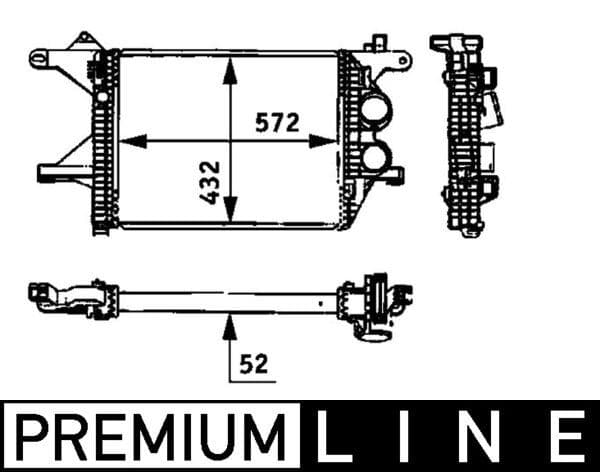 Ladeluftkühler MB T2