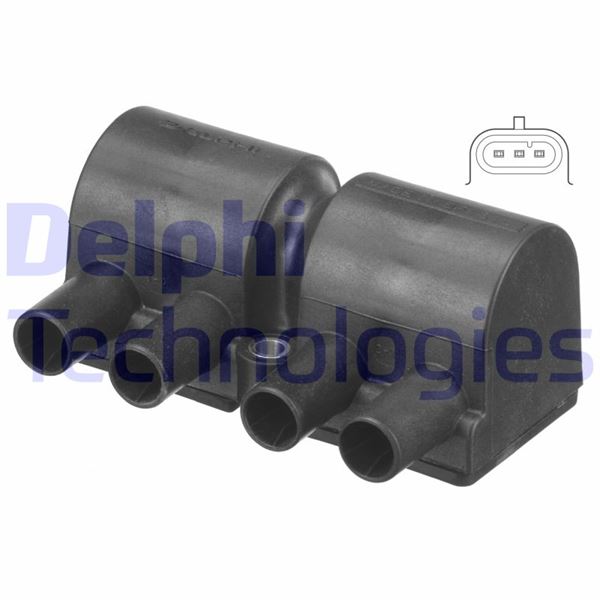 ATEŞLEME BOBİNİ OPEL ANTARA 2.4 (06-11) AVEO KALOS 1.2-1.4 (02=>08=> CAPTIVA 2.4 CRUZE MATİZ NUBIRA - DELPHI - OEM 4805507