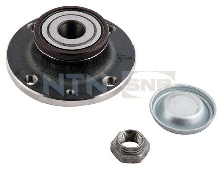ARKA TEKER PORYASI KOMPLE (ABS`Lİ) PEUGEOT P206-P206 CC-P206 SW-P1007 02> CITROEN C2-C3 02> 4 BİJON - SNR - OEM 3326.64