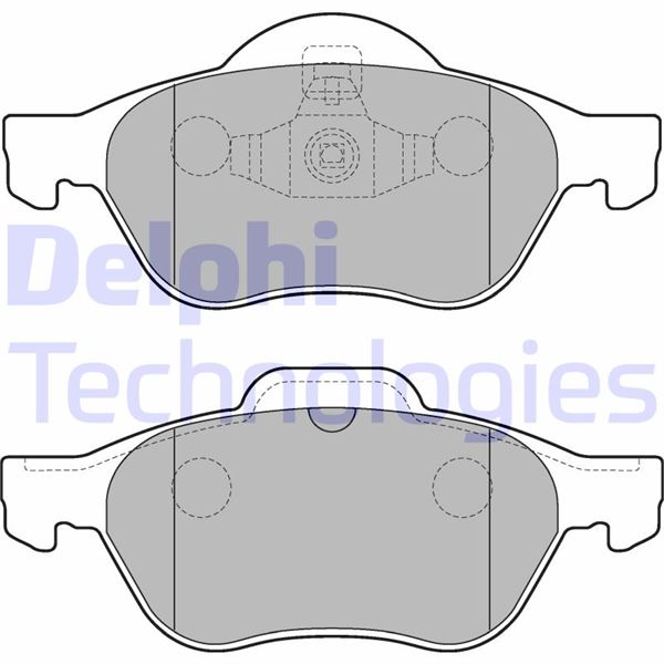 ÖN BALATA MEGANE II 02> SCENIC II 02> CLIO I - DELPHI - OEM 410601237R