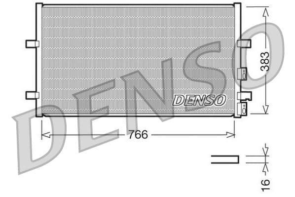KLİMA RADYATÖRÜ FORD TRANSİT 06> V347